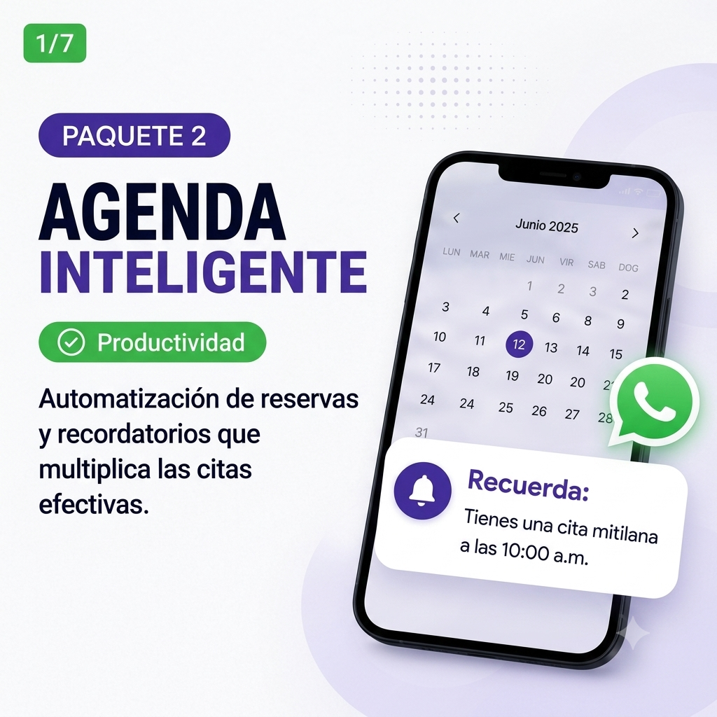 39. 📦 Paquete 2: AGENDA INTELIGENTE (Productividad)