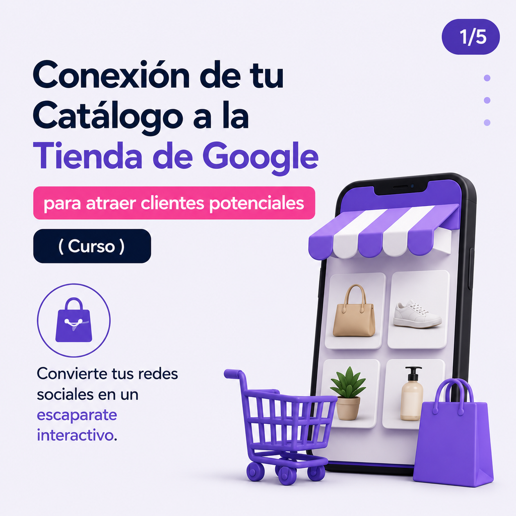 25. Conexión de tu Catálogo a la Tienda de Google para atraer clientes potenciales ( Curso )
