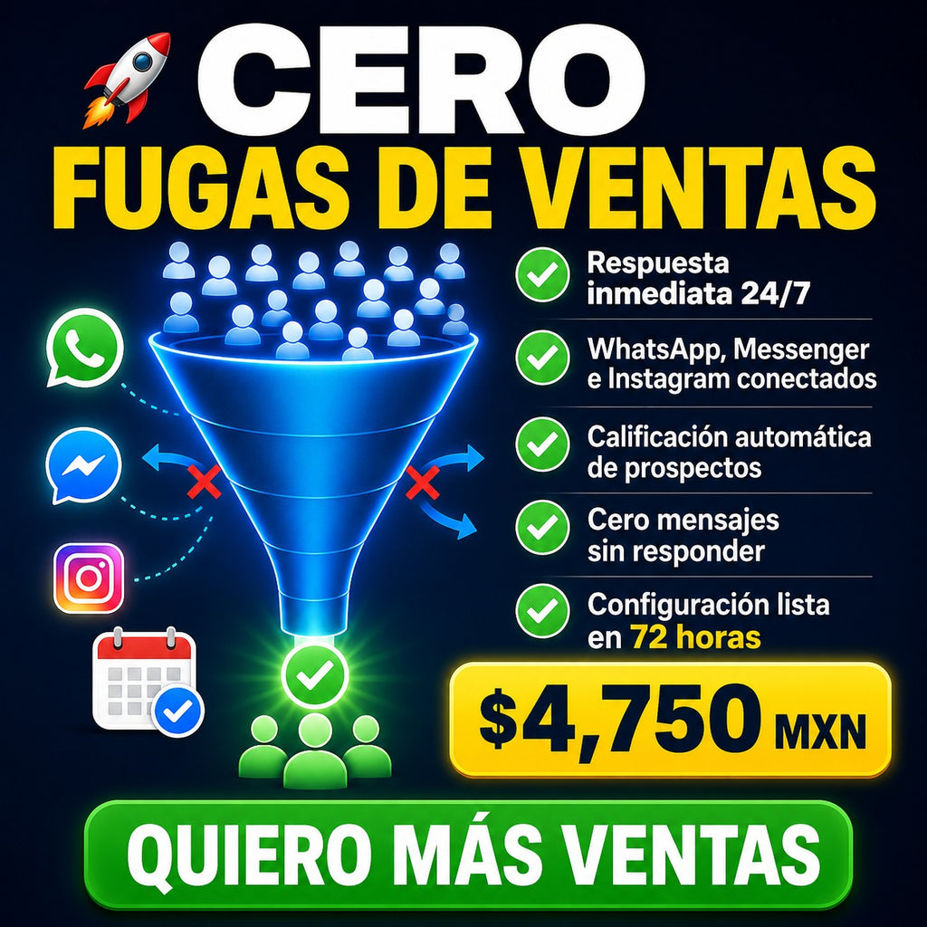 38. 📦 Paquete 1: CERO FUGAS (Atención 24/7)