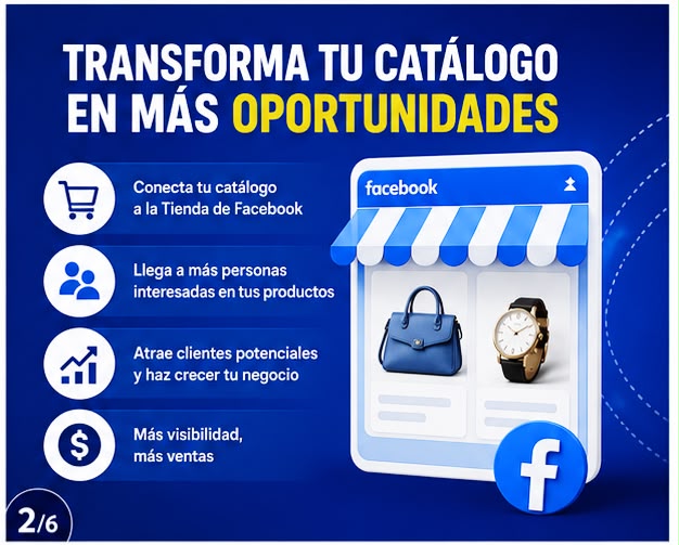 28. Conexión de tu Catálogo a la Tienda de Facebook para atraer clientes potenciales ( Implementación )