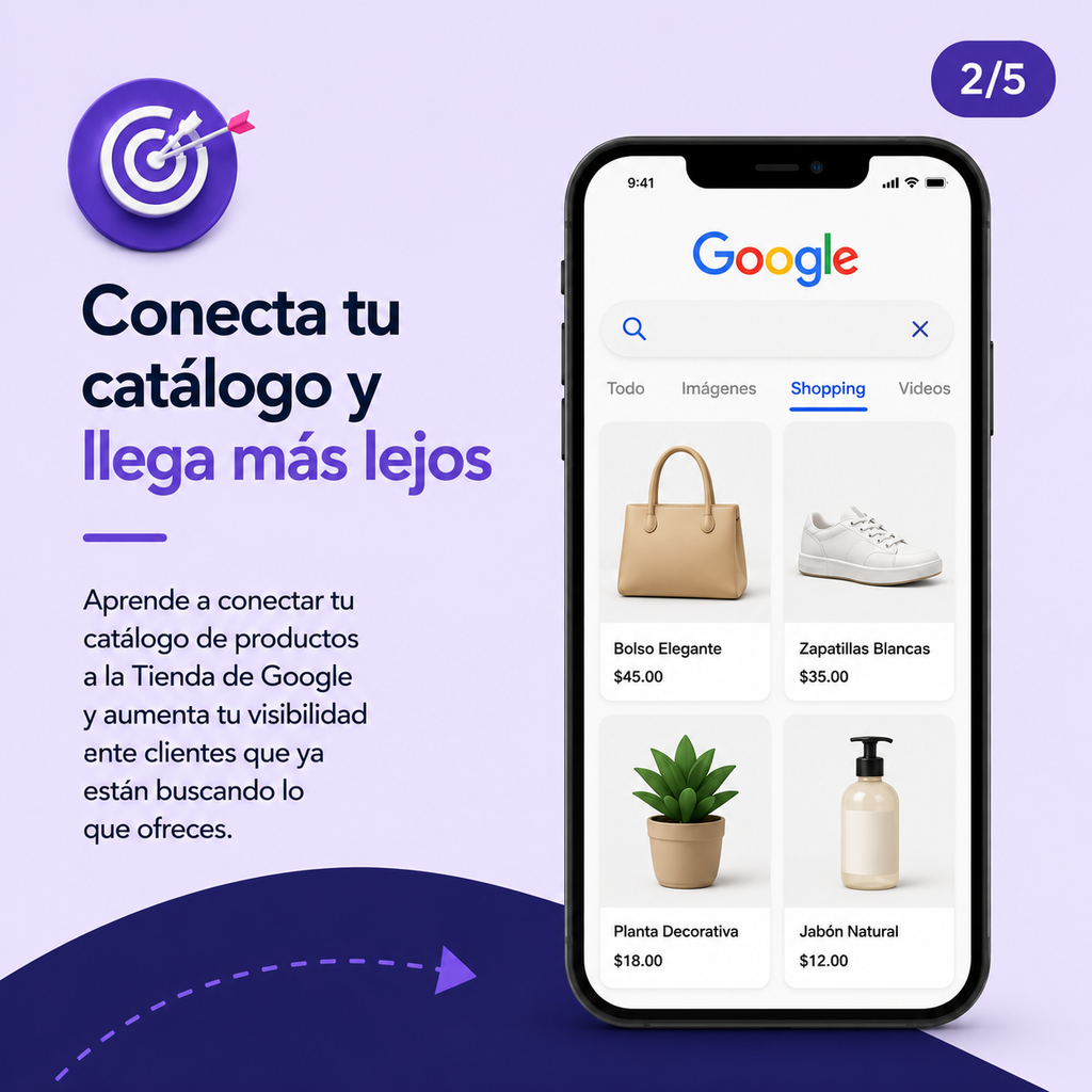 25. Conexión de tu Catálogo a la Tienda de Google para atraer clientes potenciales ( Curso )