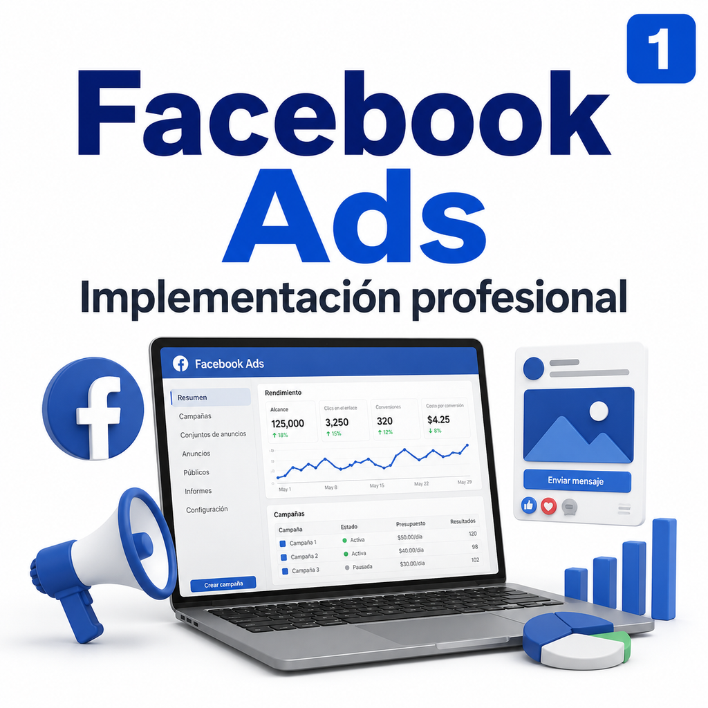 34. Creación de Campañas en Facebook Ads ( Implementación )