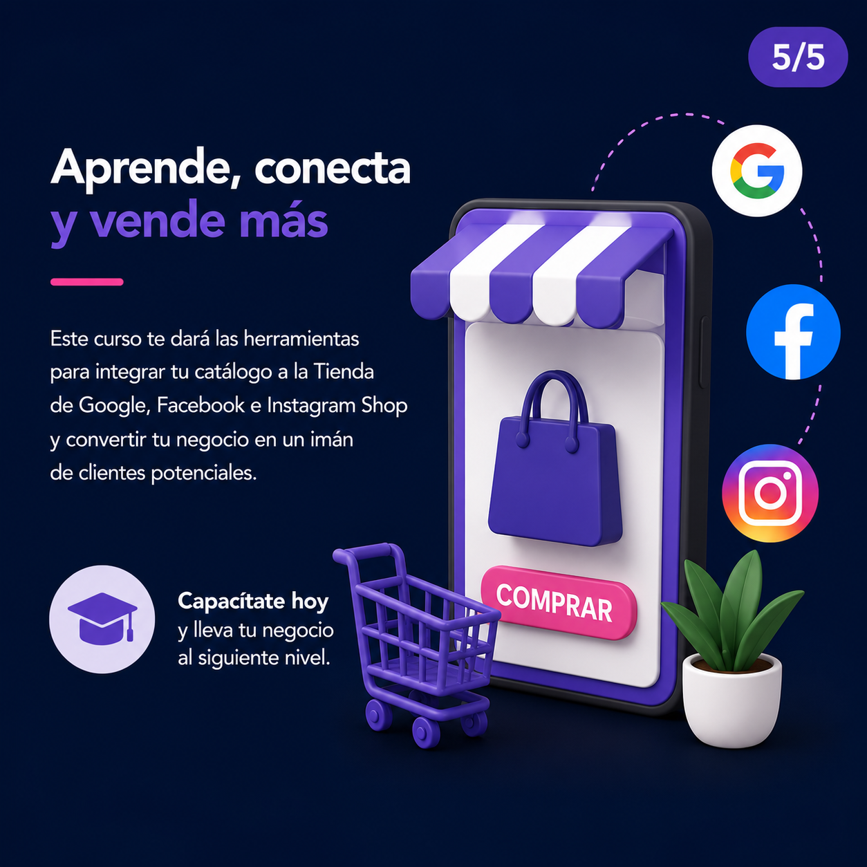 25. Conexión de tu Catálogo a la Tienda de Google para atraer clientes potenciales ( Curso )