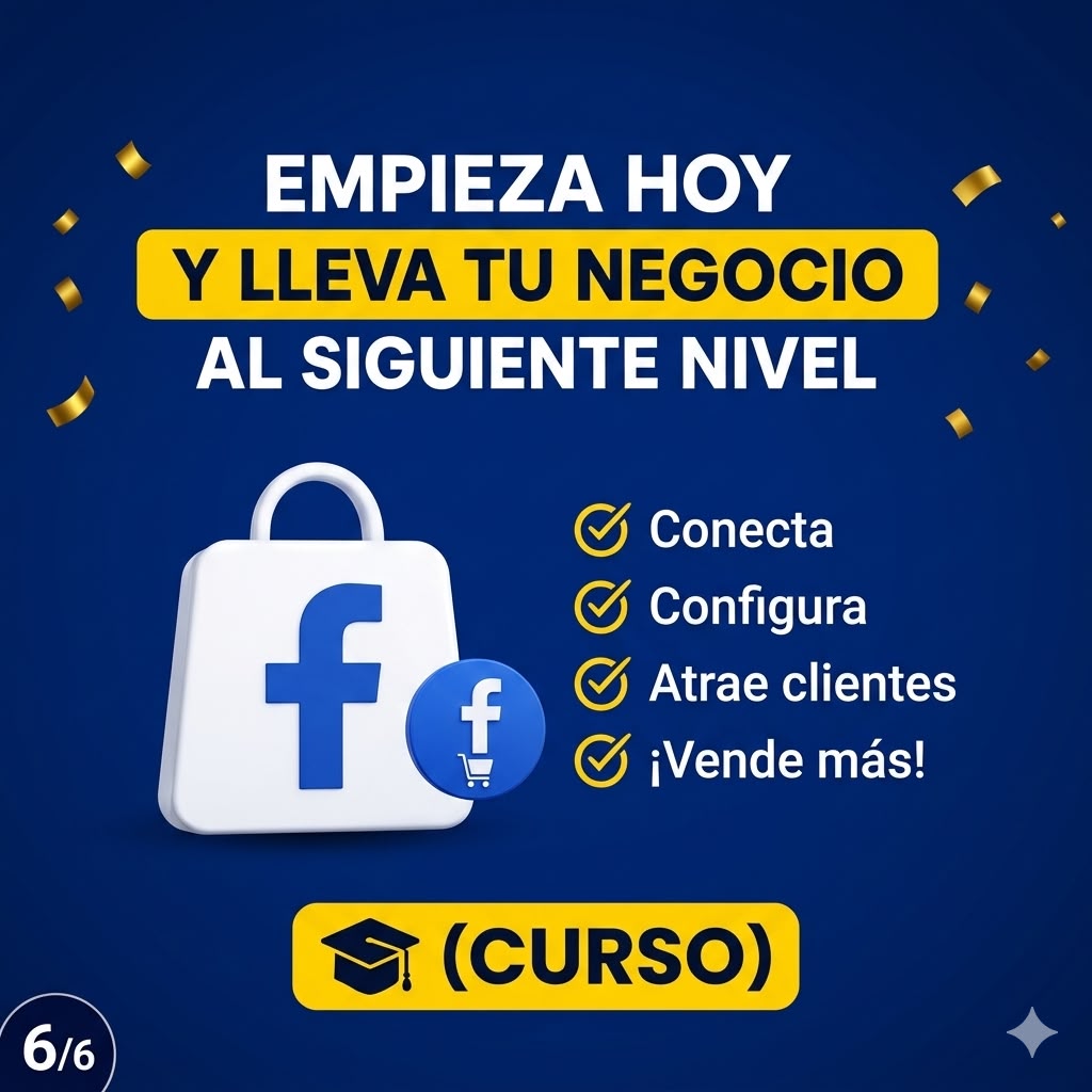 28. Conexión de tu Catálogo a la Tienda de Facebook para atraer clientes potenciales ( Implementación )
