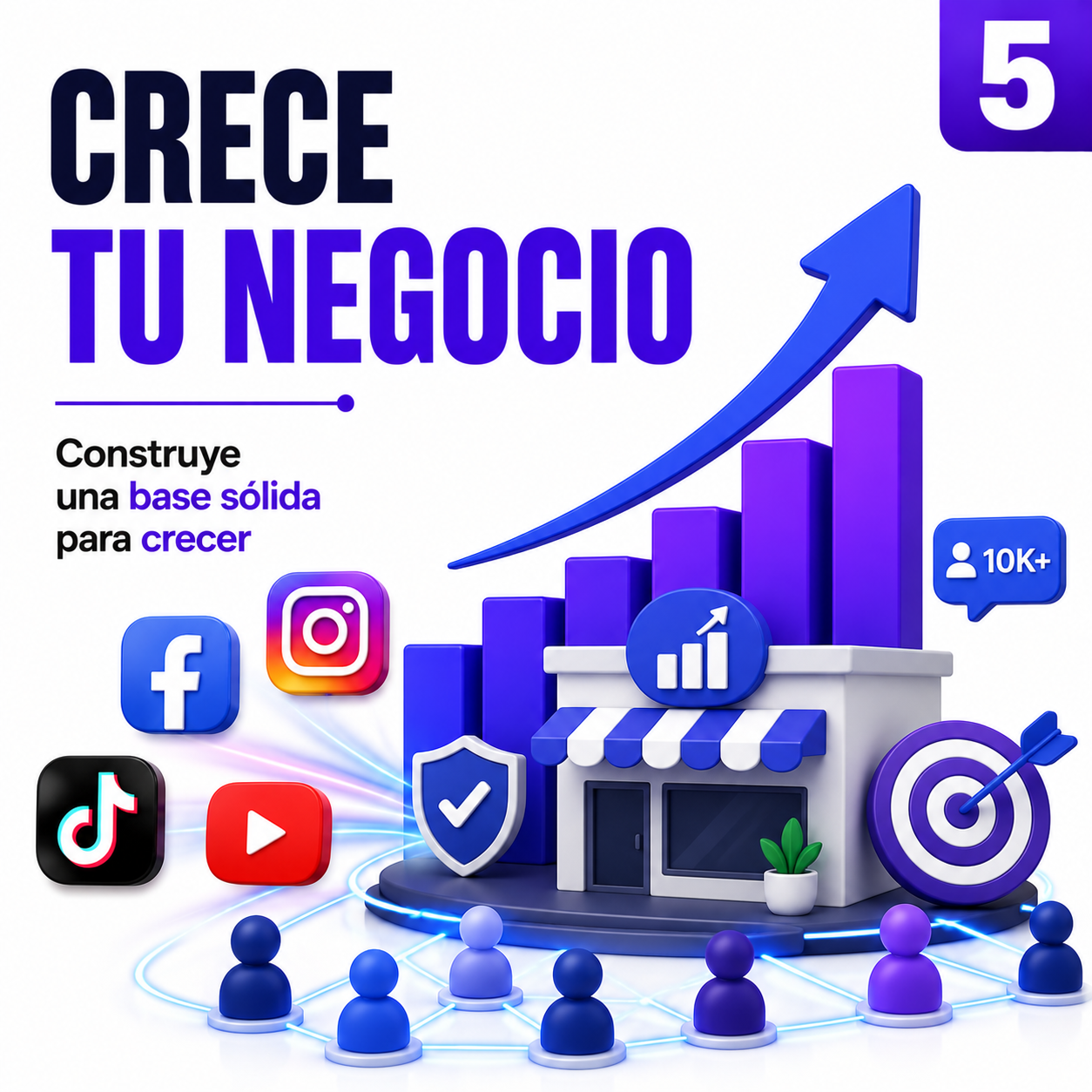 7. Activación Activos digitales en facebook, tiktok, instagram y youtube ( Curso )