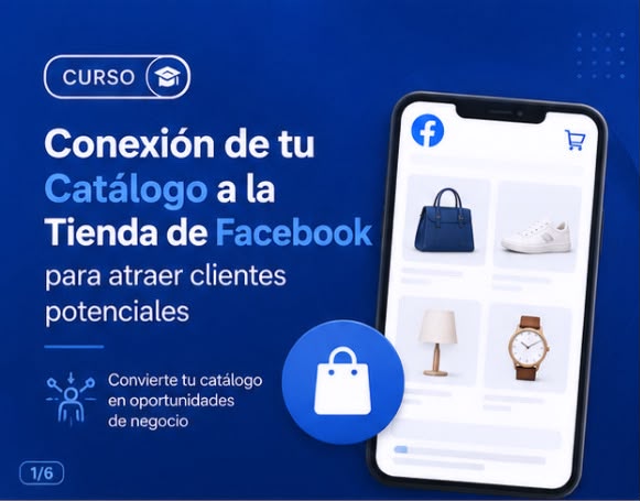 27. Conexión de tu Catálogo a la Tienda de Facebook para atraer clientes potenciales ( Curso )