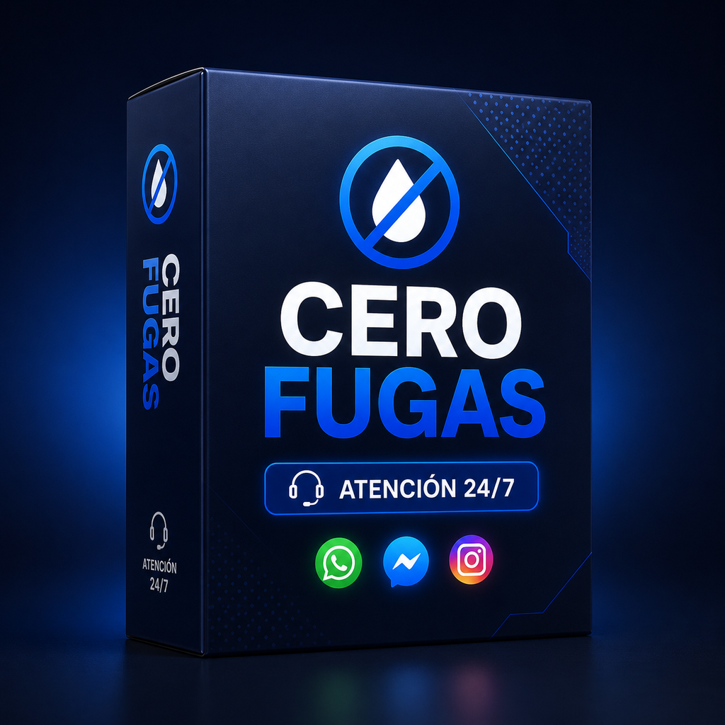 38. 📦 Paquete 1: CERO FUGAS (Atención 24/7)