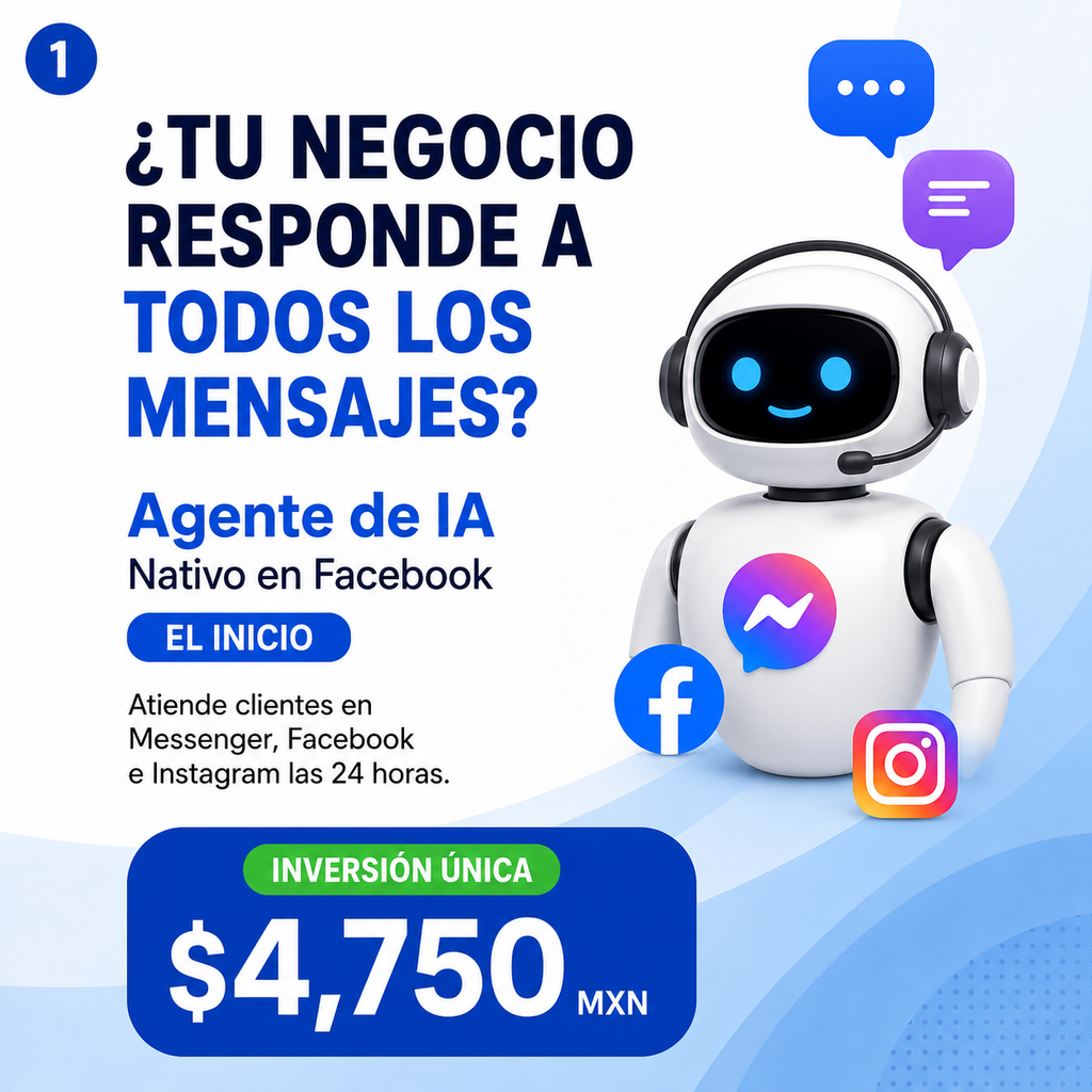 42. Agente de IA nativo en Facebook El Inicio
