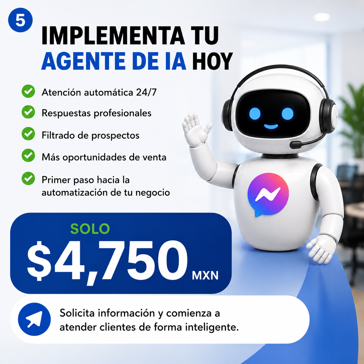 42. Agente de IA nativo en Facebook El Inicio