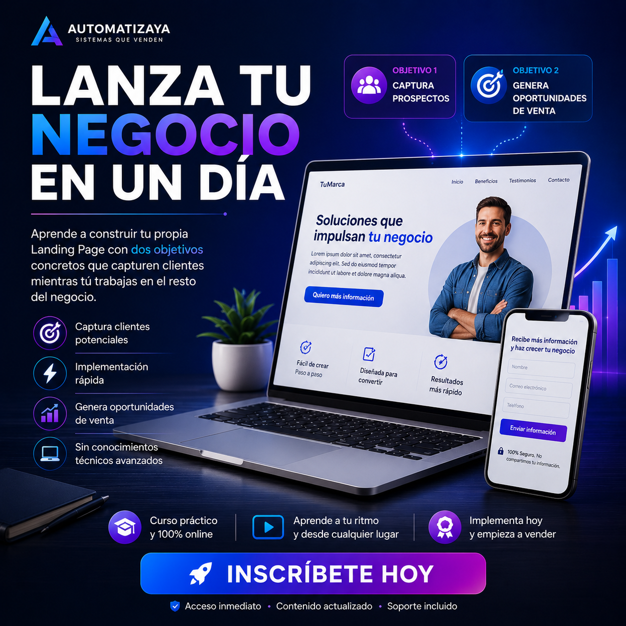 15. Landing Page Inicial ( Curso )