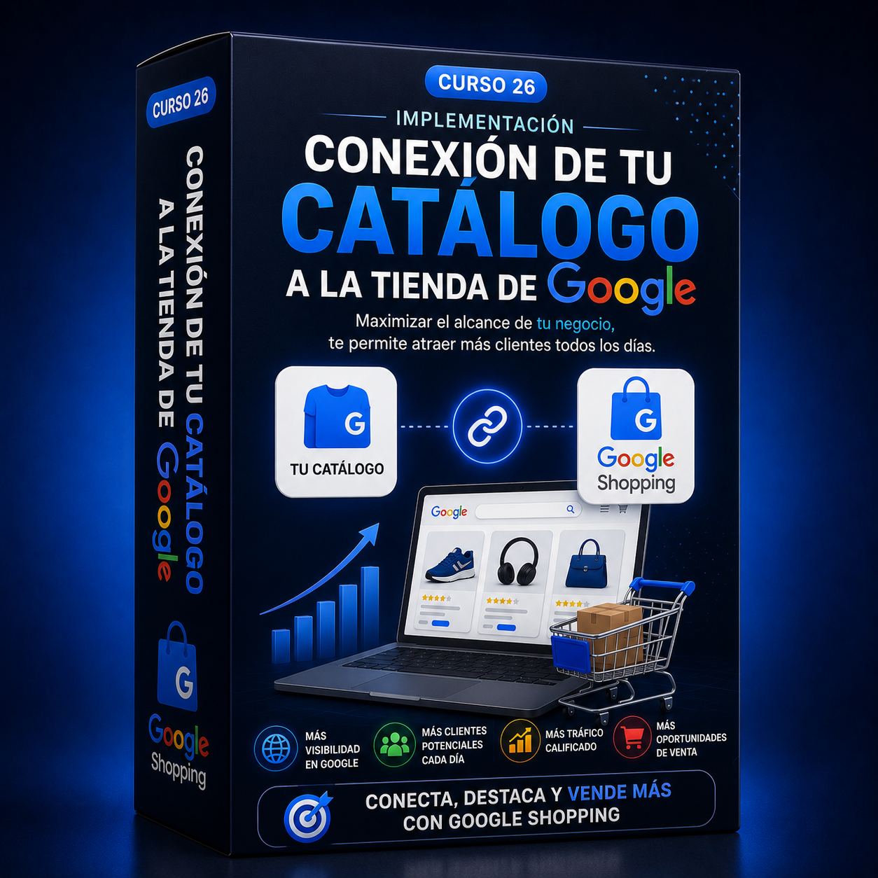 26. Conexión de tu Catálogo a la Tienda de Google para atraer clientes potenciales ( Implementación )