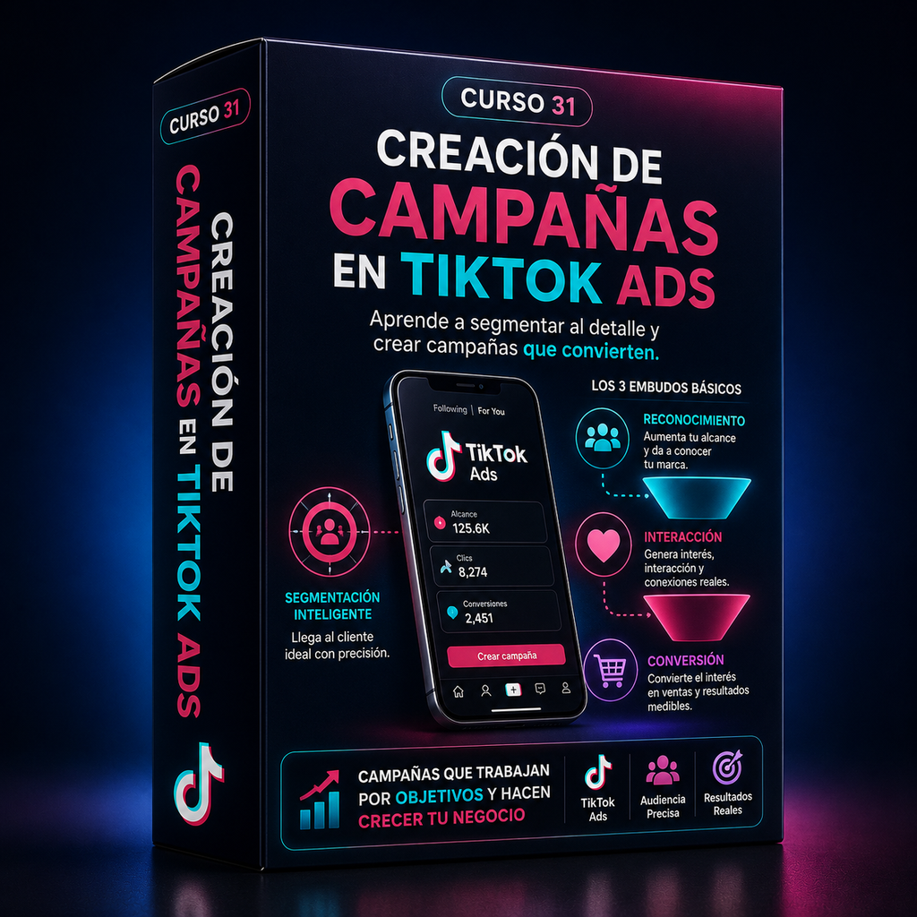 31. Creación de Campañas en Tiktok Ads ( Curso )