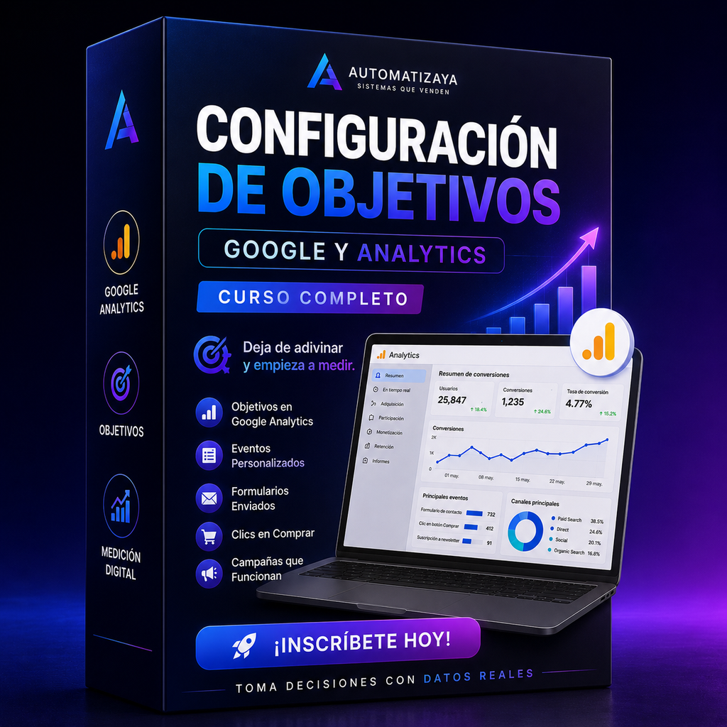 11. Configuración de Objetivos Google y Analytics ( Curso )