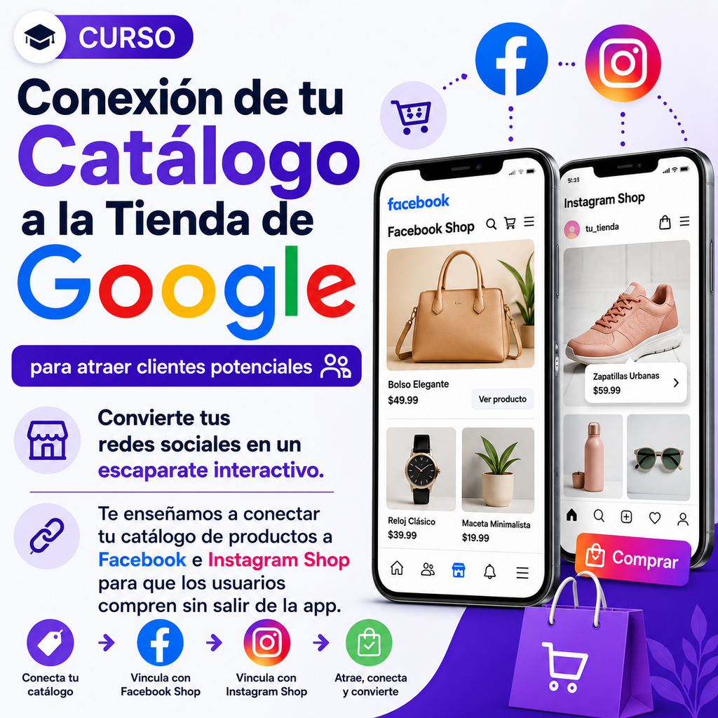 25. Conexión de tu Catálogo a la Tienda de Google para atraer clientes potenciales ( Curso )